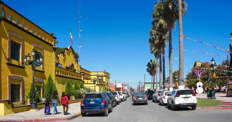 Calles del centro de Ramos Arizpe.