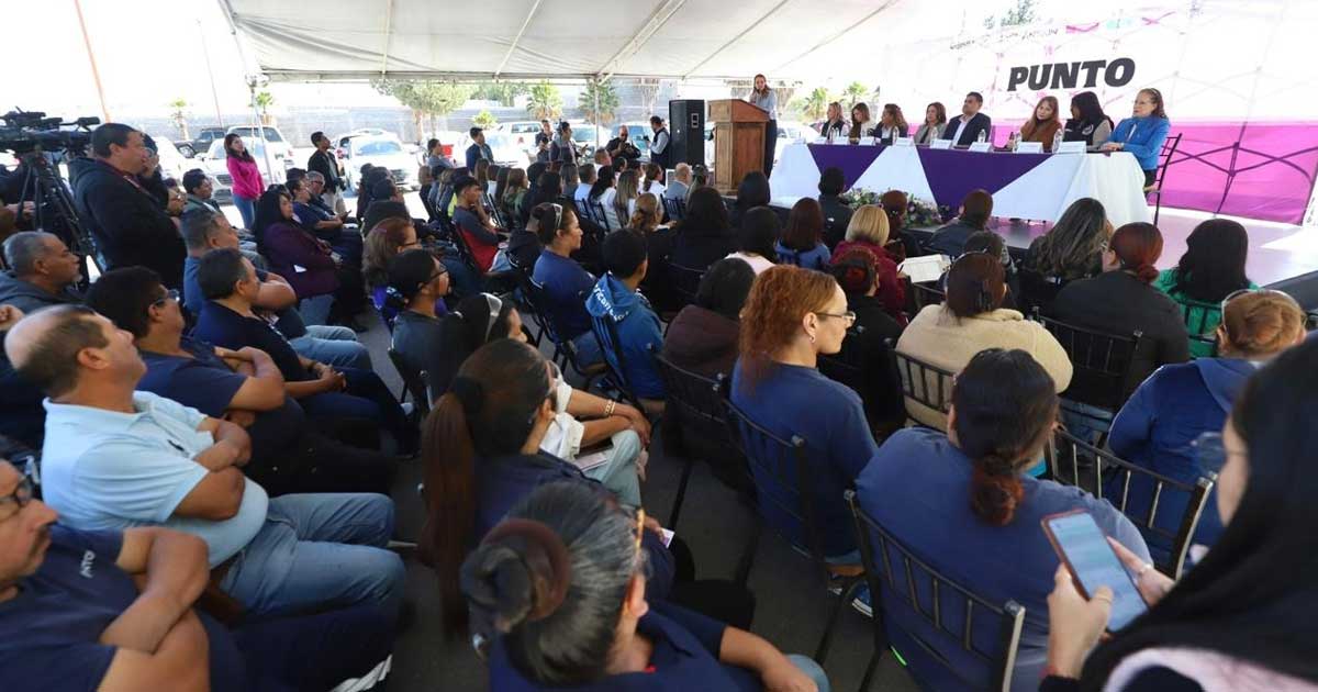 Inauguración del nuevo Punto Violeta.