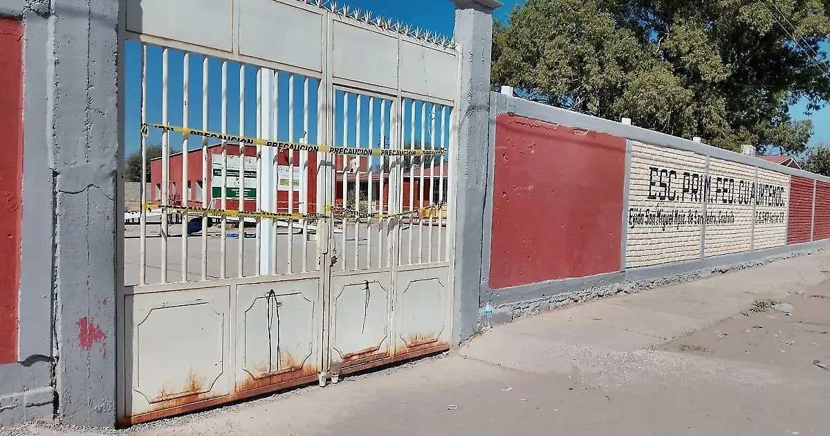 Primaria donde ocurrió el accidente del niño Anuel en San Pedro.