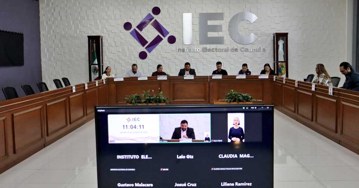 Sesión del IEC.