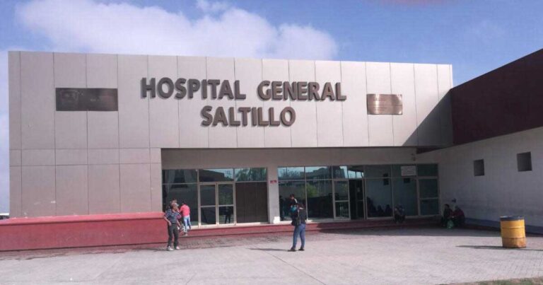 Fachada del Hospital General de Saltillo.