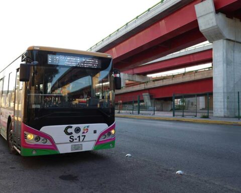 Unidad del Transporte Aquí Vamos Gratis en Saltillo.