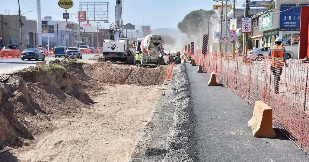 Obras del Sistema Vial Abastos Independencia.