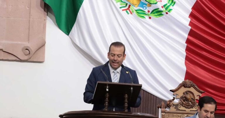Diputado Felipe González en tribuna.