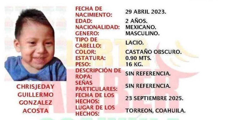 Nilño sustraido