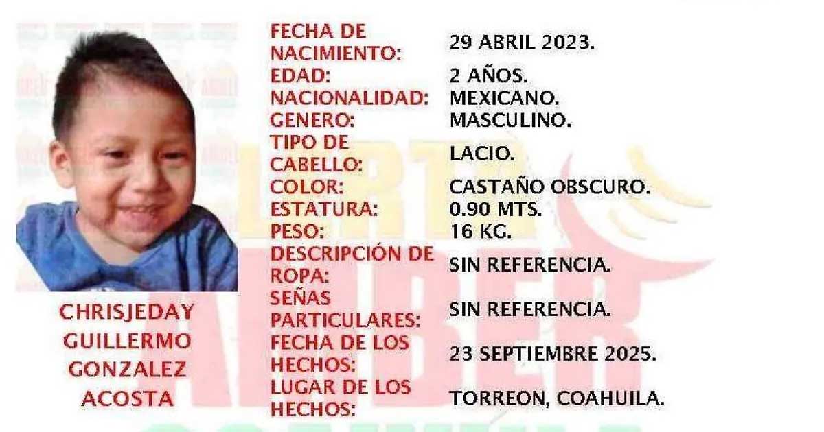 Nilño sustraido