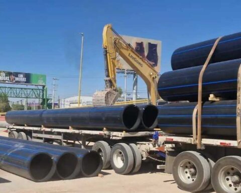Tuberías para el proyecto de Agua Saludable para La Laguna.