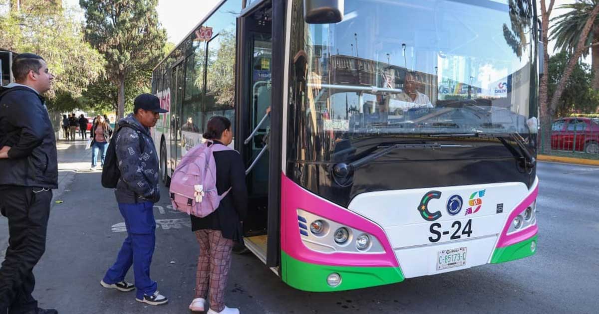 Unidad del transporte de Aquí vamos gratis.