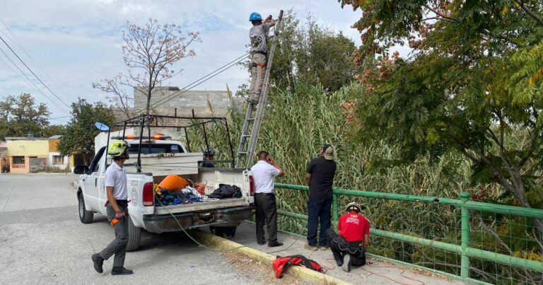 Capacitación de Bomberos de Parras.
