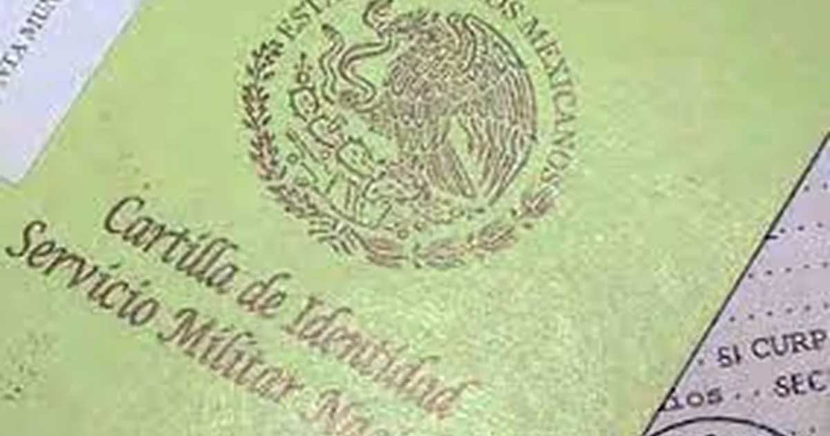 Cartilla militar en México.