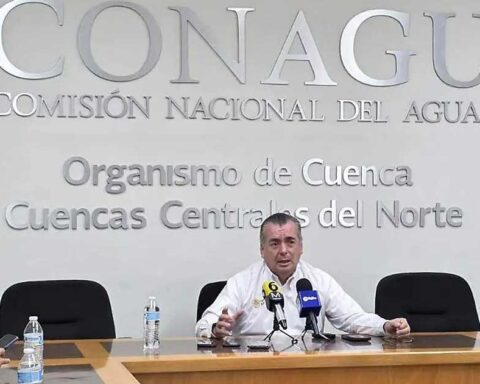 Gabriel Riestra en las oficinas de la Conagua.