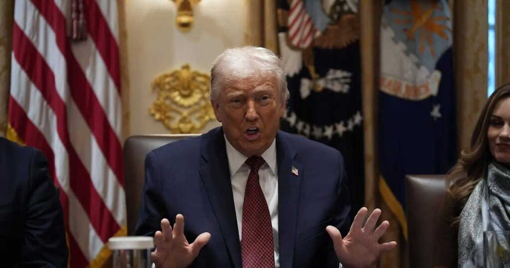 Donald Trump. presidente de Estados Unidos.