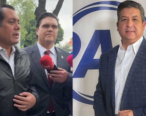 A la izquierda, Sergio Gutiérrez Luna; a la derecha, Francisco García Cabeza de Vaca.