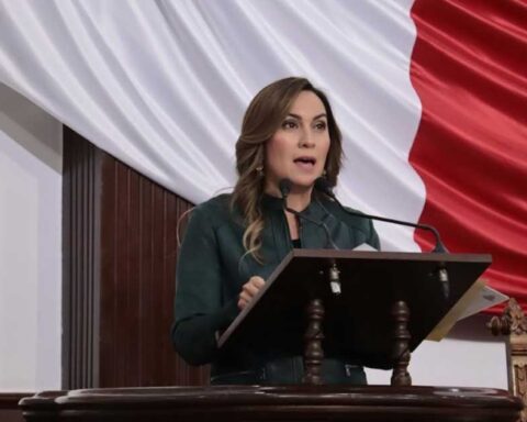 Diputada Magaly Hernández en tribuna.