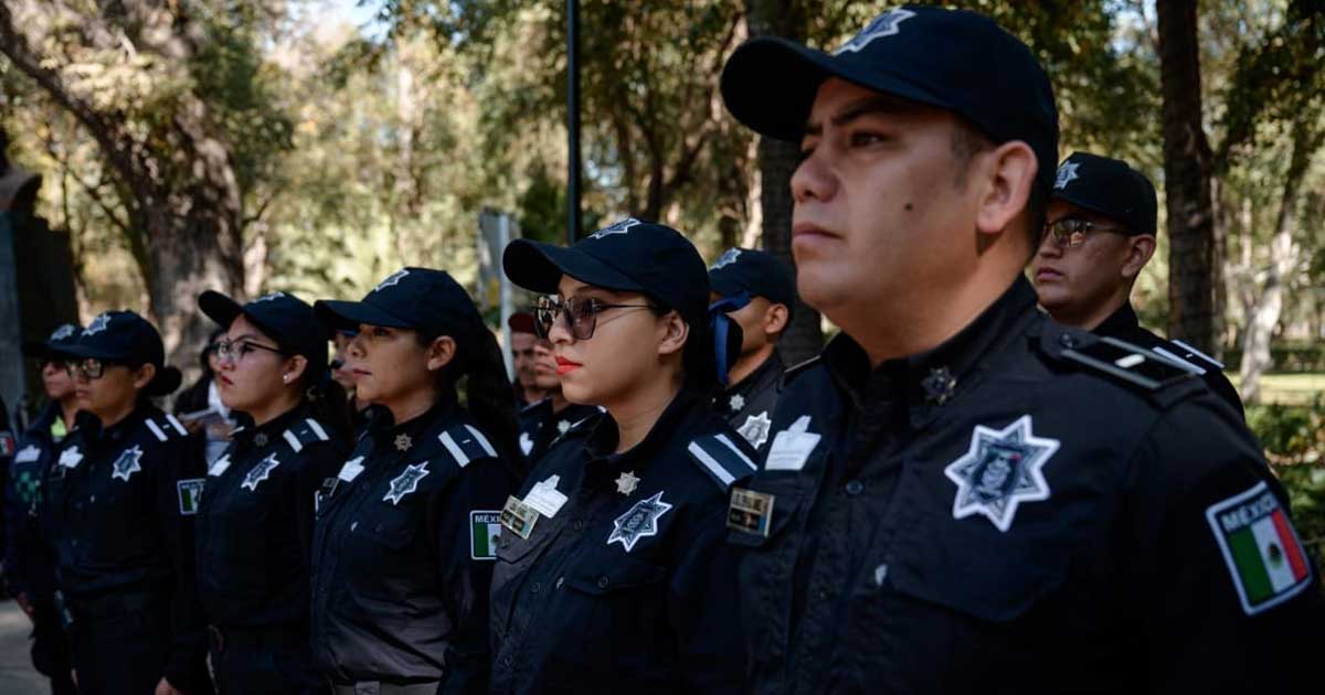 Elementos de la Policía Municipal de Saltillo.
