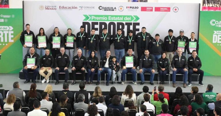 Ganadores del Premio Estatal del Deporte en Coahuila 2025.