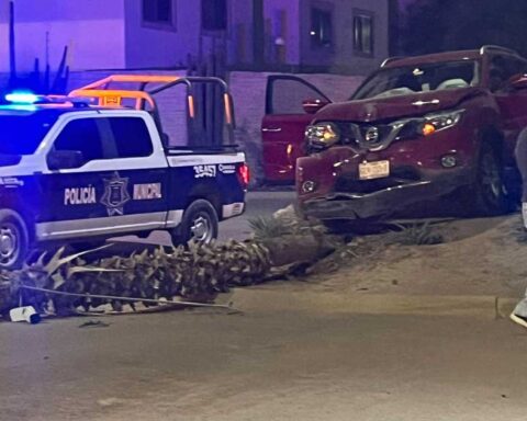 Accidente camioneta.