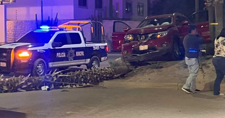 Accidente camioneta.