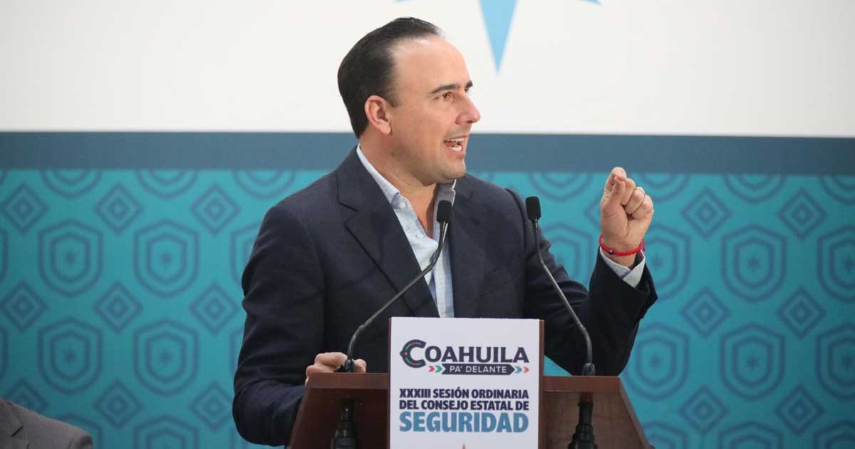 Manolo Jiménez, gobernador de Coahuila.