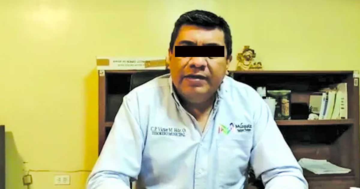 Víctor Hernández, extesorero de Múzquiz.