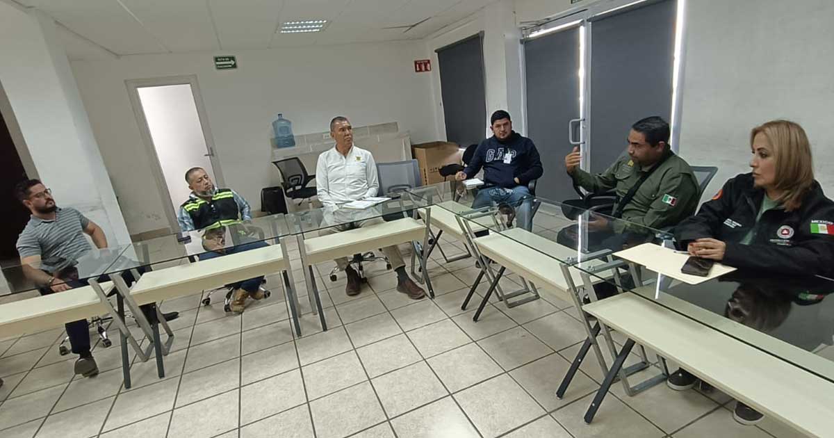 Reunión de Protección Civil en La Laguna.