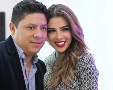 Ricardo Gallardo, gobernador del PVEM y Ruth González, su esposa.