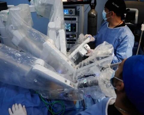 Operación del robot Da Vinci.
