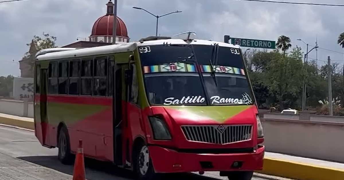 Transporte público en Ramos Arizpe.