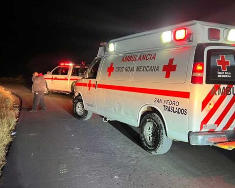 Accidente de moto en San Pedro.