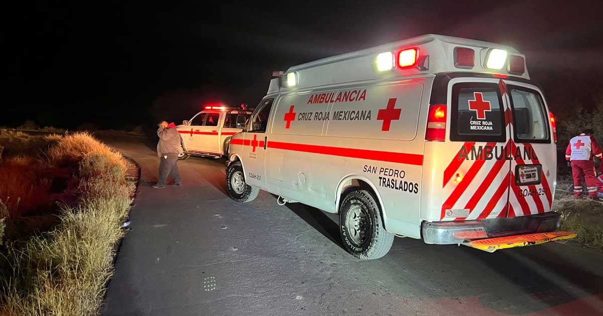 Accidente de moto en San Pedro.