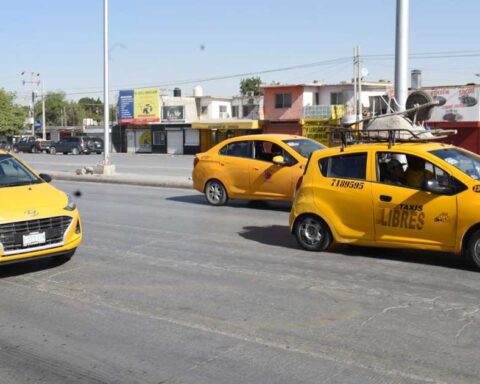 Taxis en Torreón.