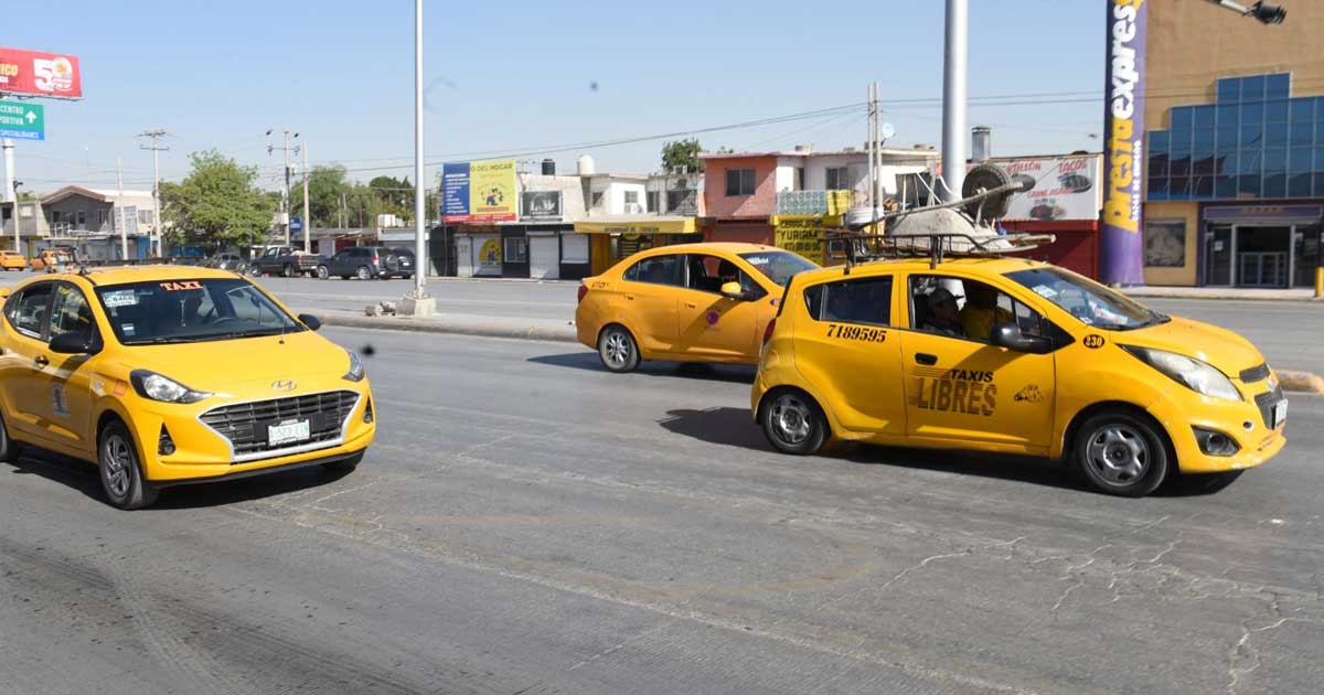 Taxis en Torreón.