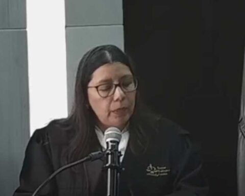 Karla Félix, presidenta del Tribunal Electoral.