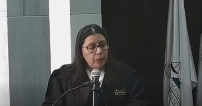 Karla Félix, presidenta del Tribunal Electoral.