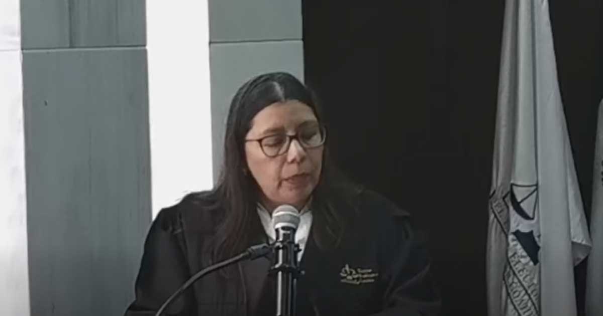 Karla Félix, presidenta del Tribunal Electoral.