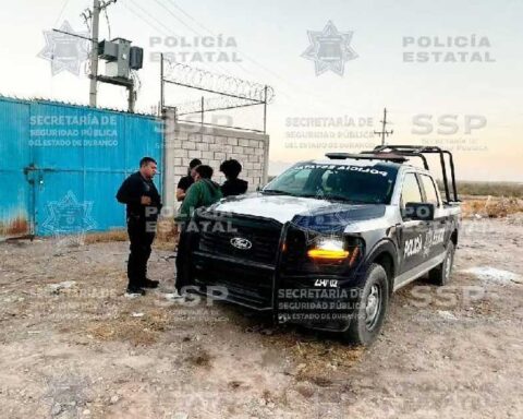 Patrulla de la Policía Estatal de Durango.