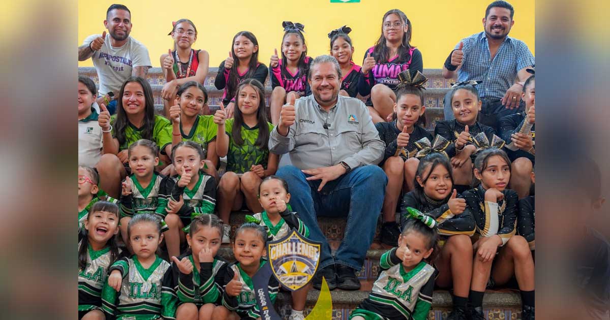 Niños deportistas en Ramos Arizpe.