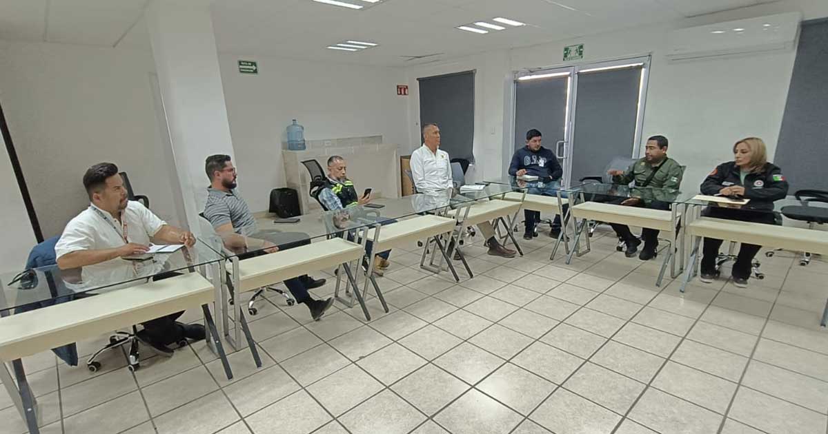 Reunión de Protección Civil del Estado en la Comarca Lagunera.