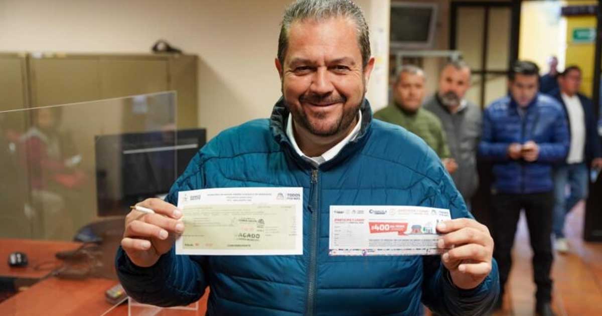 Alcalde de Ramos Arizpe Tomás Gutiérrez.