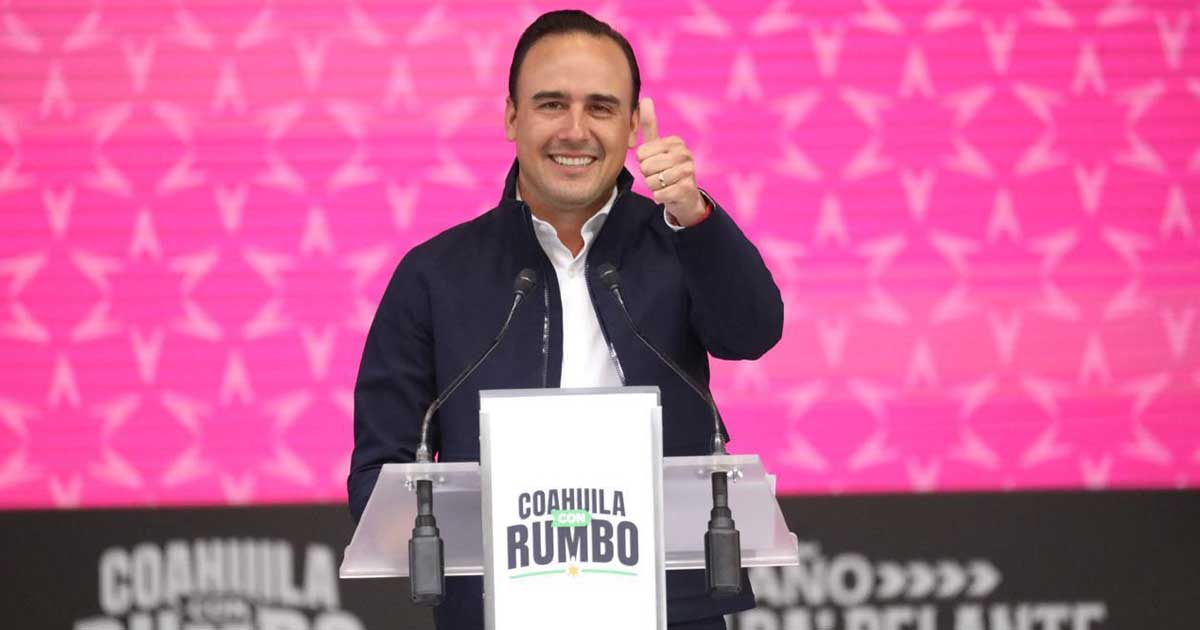 Manolo Jiménez, gobernador de Coahuila.