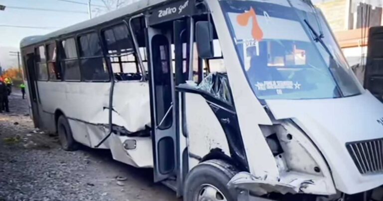 Accidente de la Ruta 7A en Saltillo.