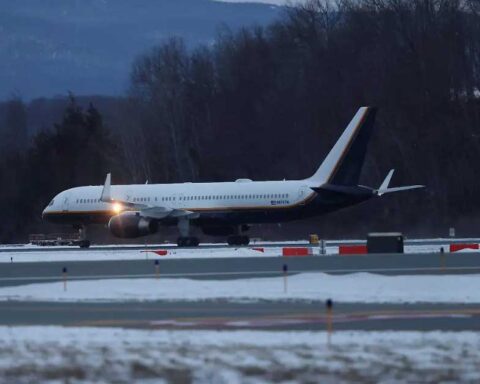 Avión que trasladó a Nicolás Maduro.