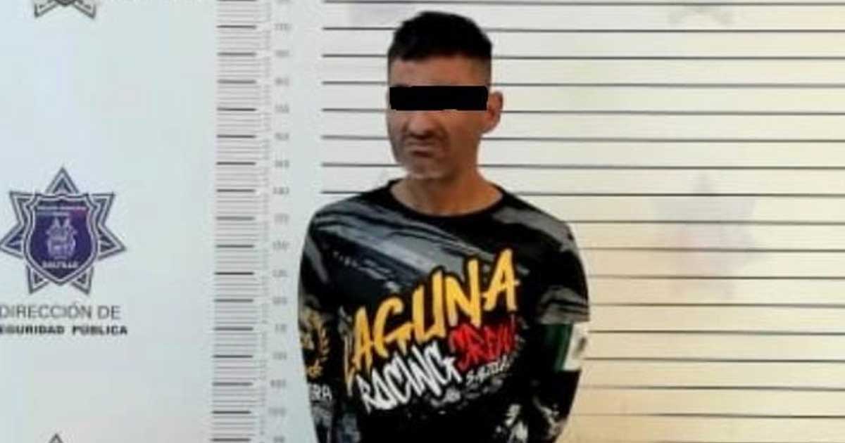 Detenido en Saltillo.
