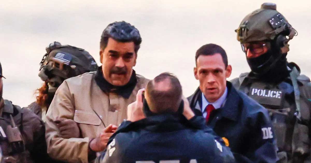 Nicolás Maduro, presidente de Venezuela, detenido por Estados Unidos.