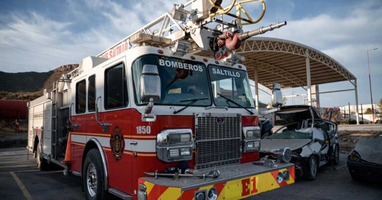 Camión de Bomberos de Saltillo.