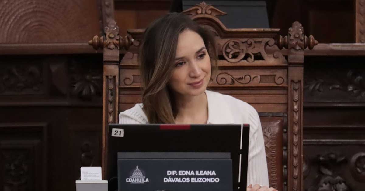 Edna Dávalos, diputada de Coahuila.