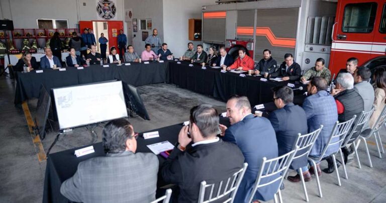Reunión de Protección Civil.