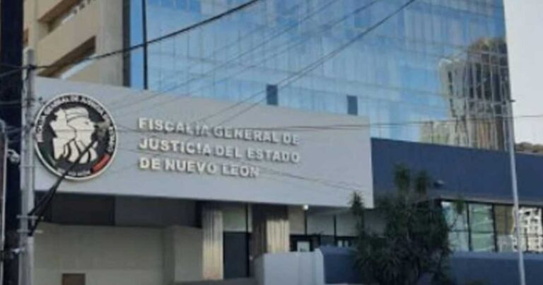 Fachada de la Fiscalía de Nuevo León.