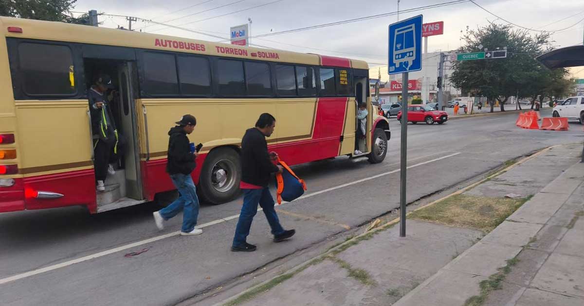 Autobús en Torreón.