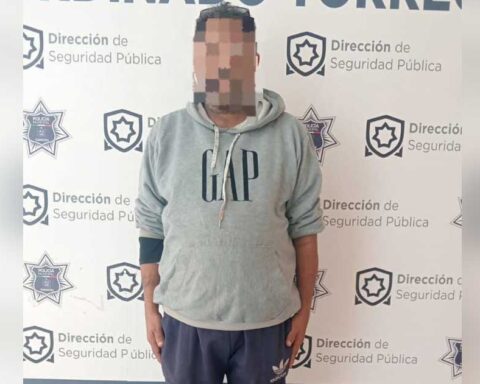 Hombre detenido en Torreón.